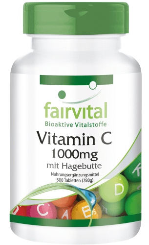 Vitamin C 1000 500 Kaps Fairvital – Bild 2