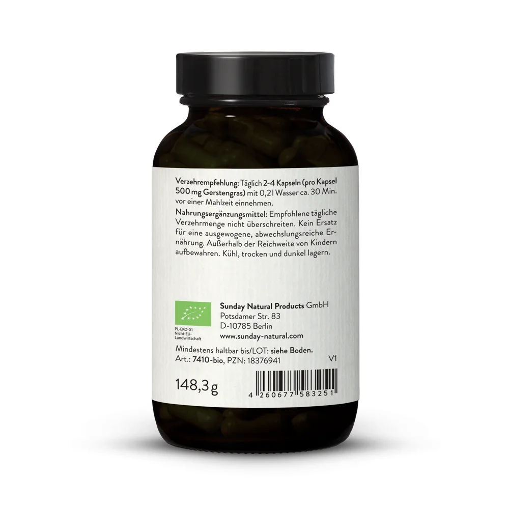 GERSTENGRAS KAPSELN – Bild 3